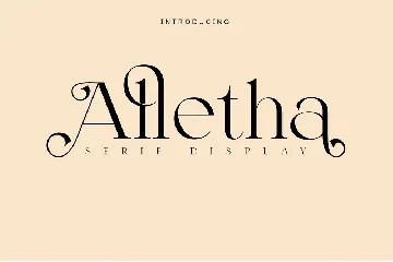 alletha font