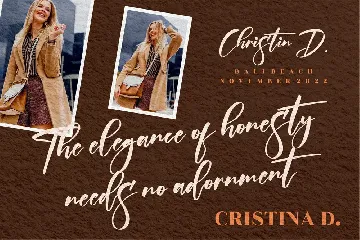 Kristal Signature Handwritten Font