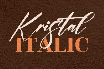 Kristal Signature Handwritten Font