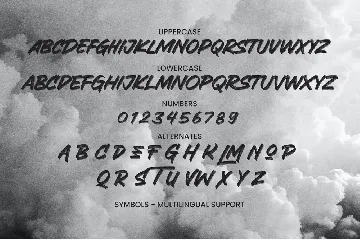 Granesta - Freestyle Brush font