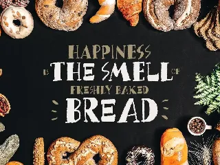 Bread Crumbs - Delicious Font