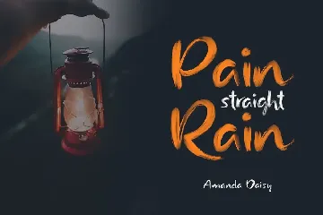 Rainly - Brush & SVG Font.