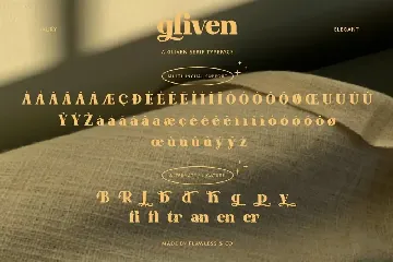 Gliven font