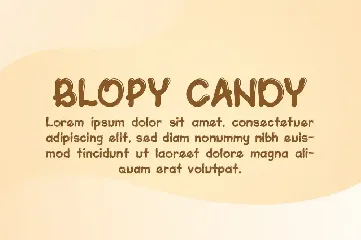 BLOPICANDY font