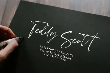 Scatter Ink font