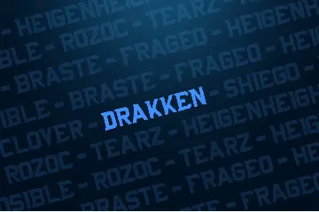 DRAKKEN EXCLUSIVE DISPLAY FONT