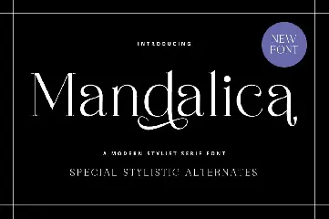 Mandalica - Modern Stylish font