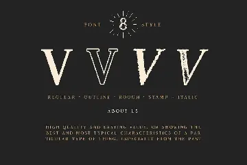 Vendeur Vintage Font Family | 8 Fonts