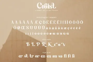 Croist font