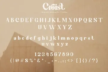 Croist font