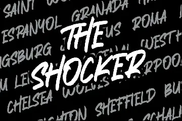 The Shocker - Handwritten Brush Font