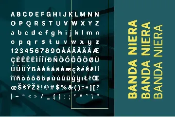 Banda Niera font