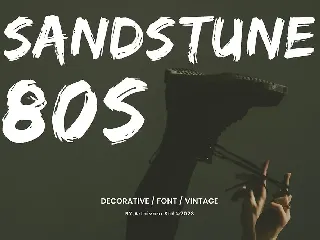 Sandstune - Decorative Font