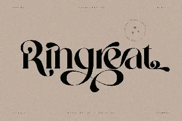 Ringreat Decorative Serif Font