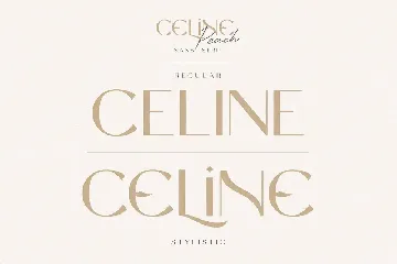 Celine Peach - A Luxury Font Duo