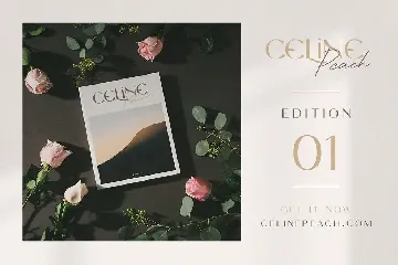 Celine Peach - A Luxury Font Duo