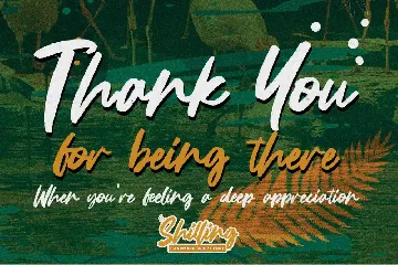 Shilling - Handmade Script Font