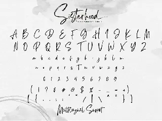 Sisterhood - Chic Brush Font