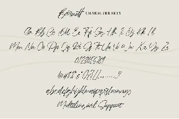 Barnett - Signature Font