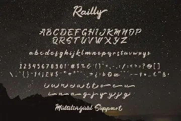 Railly - Handwritten Script Font