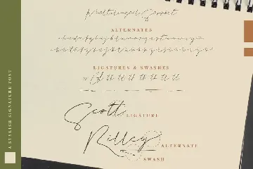 Bethricia Scarlett - A Stylish Signature Font