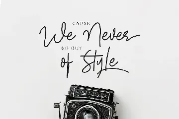 Shutter Stone - Signature Script font