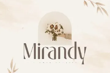 Serenity - Luxury Elegant Beauty Font