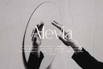 Alevia font