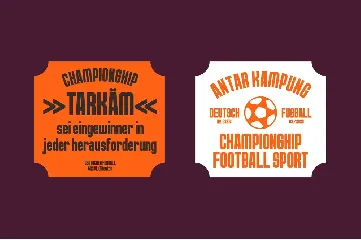 GR NORCH - Sports Display Font