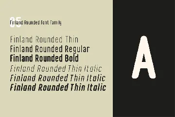 Finland Rounded - Font Family