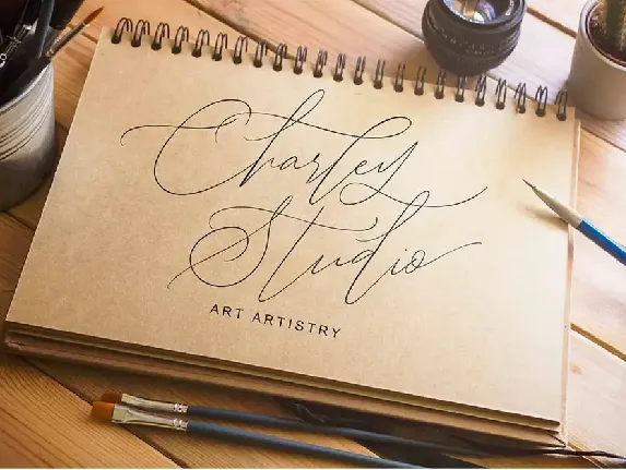 John Davidson Beautiful Modern Calligraphy Font