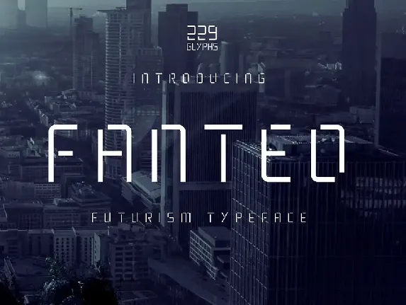 Fanteo Futurism Typeface font