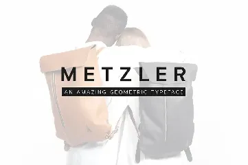 METZLER Minimal Sans-Serif Typeface + Web Font