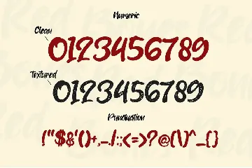 Red bones font