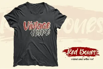 Red bones font