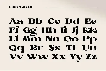 Dekamor - Classy Font