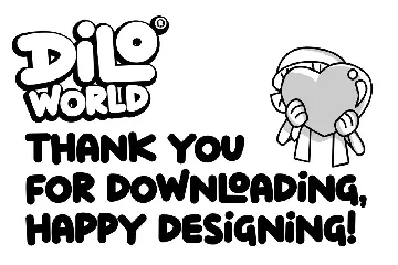 Dilo World - Cartoon font