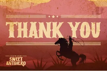 Sweet Antihero - Vintage western Font