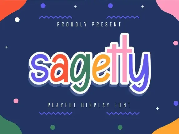 Sagetty - Playfull Display Font