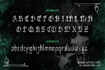 Espada Del Destino - Gothic Type Font