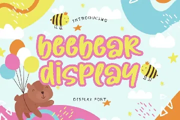 Beebear Display Font