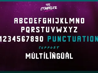 Stranger Font Duo + Extras