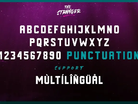 Stranger Font Duo + Extras