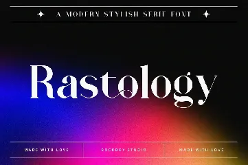 Rastology - Modern Stylish font