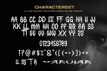 Histeriss - Metal Font