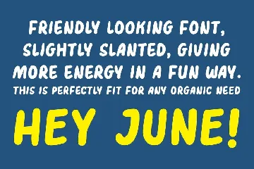 Hey June - Friendly Children Font