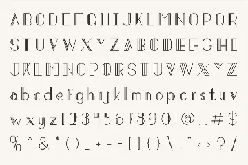 Strip Deco - Art Display Font