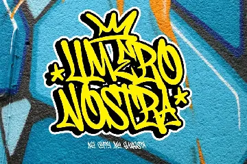 Hesorder - Urban Graffiti Font