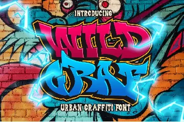 Wild Graf - Urban Graffiti Font