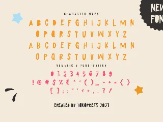 Ohsom Cut - Cartoon Font